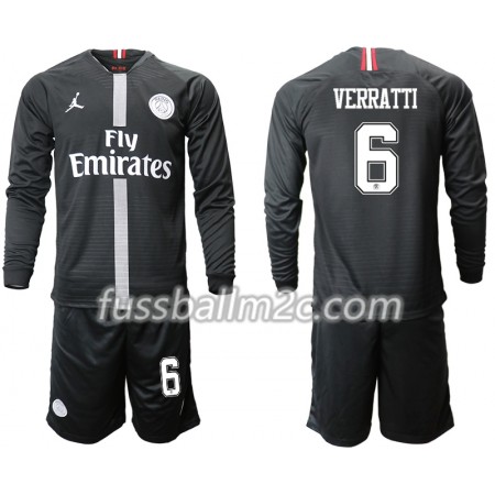 Fußballtrikots Paris Saint-Germain VERRATTI 6 Jodan Schwarz Kinder Ausweich Trikotsatz 2018-2019 Langarm Fußballtrikots Paris Saint-Germain VERRATTI 6 Jodan Schwarz Kinder Ausweich Trikotsatz 2018-2019 Langarm